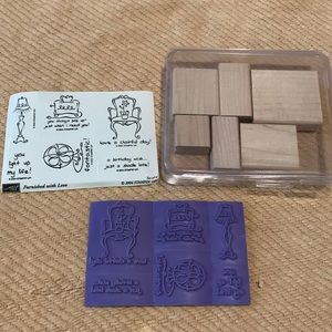 Stampin’ Up! (NIB) Furnished with Love (2004) set of 6